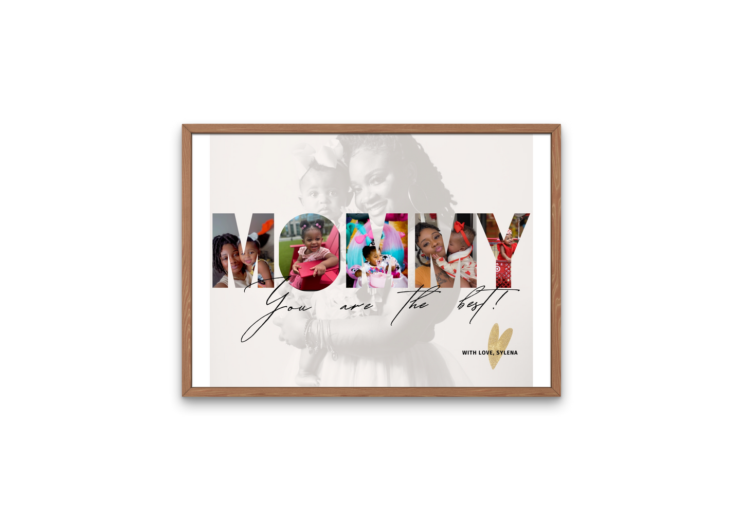 Personalized Mother's Day Photo Panel